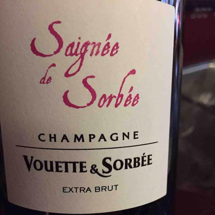 Saignée de Sorbée - Brut Nature - Vouette & Sorbée - Héloïse et Bertrand Gautherot 