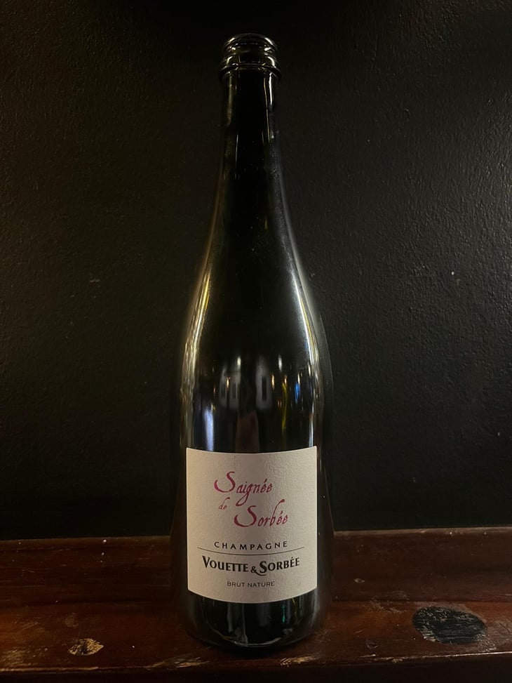 Saignée de Sorbée - Brut Nature - Vouette & Sorbée - Héloïse et Bertrand Gautherot 