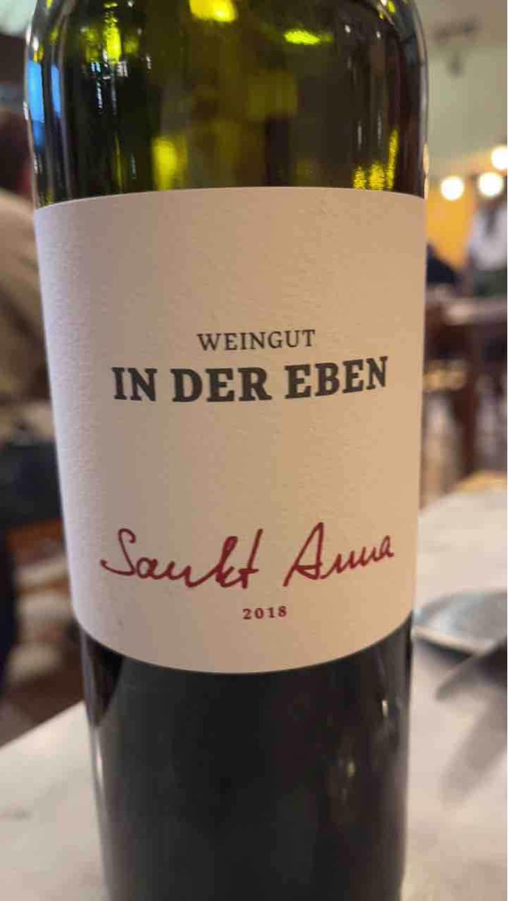 Sankt Anna - Weingut In Der Eben - Urban Plattner 