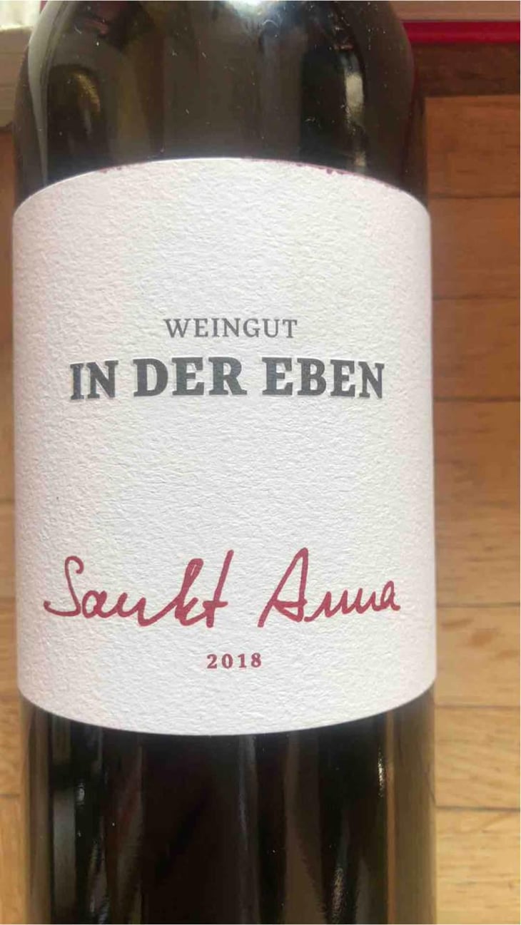 Sankt Anna - Weingut In Der Eben - Urban Plattner 