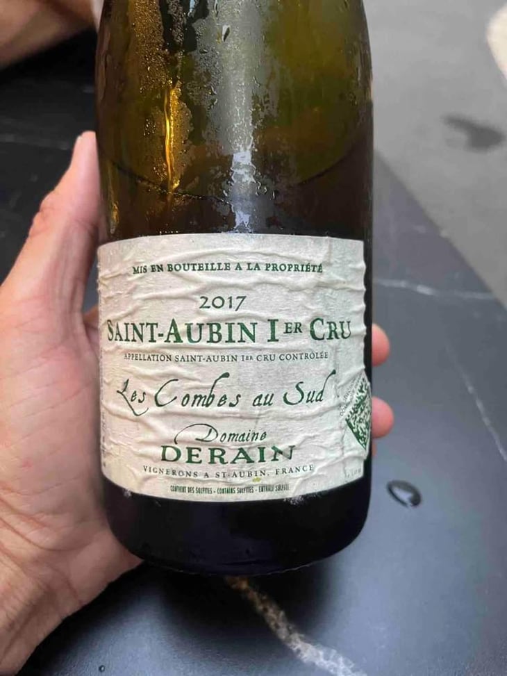 Saint-Aubin 1er Cru, Les Combes au Sud - Domaine Derain - Julien Altaber & Carole Shwab, Domique Derain 
