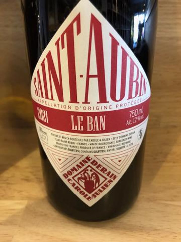 Saint-Aubin Le Ban - Domaine Derain - Julien Altaber & Carole Shwab, Domique Derain 