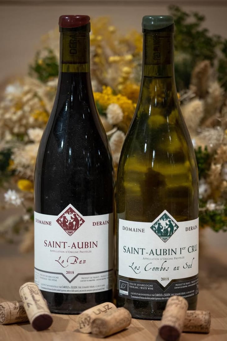 Saint-Aubin Le Ban - Domaine Derain - Julien Altaber & Carole Shwab, Domique Derain 