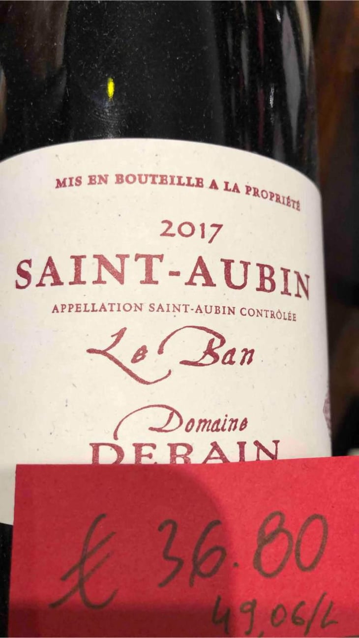 Saint-Aubin Le Ban - Domaine Derain - Julien Altaber & Carole Shwab, Domique Derain 