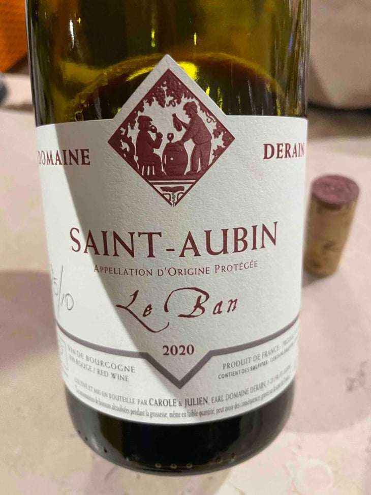 Saint-Aubin Le Ban - Domaine Derain - Julien Altaber & Carole Shwab, Domique Derain 