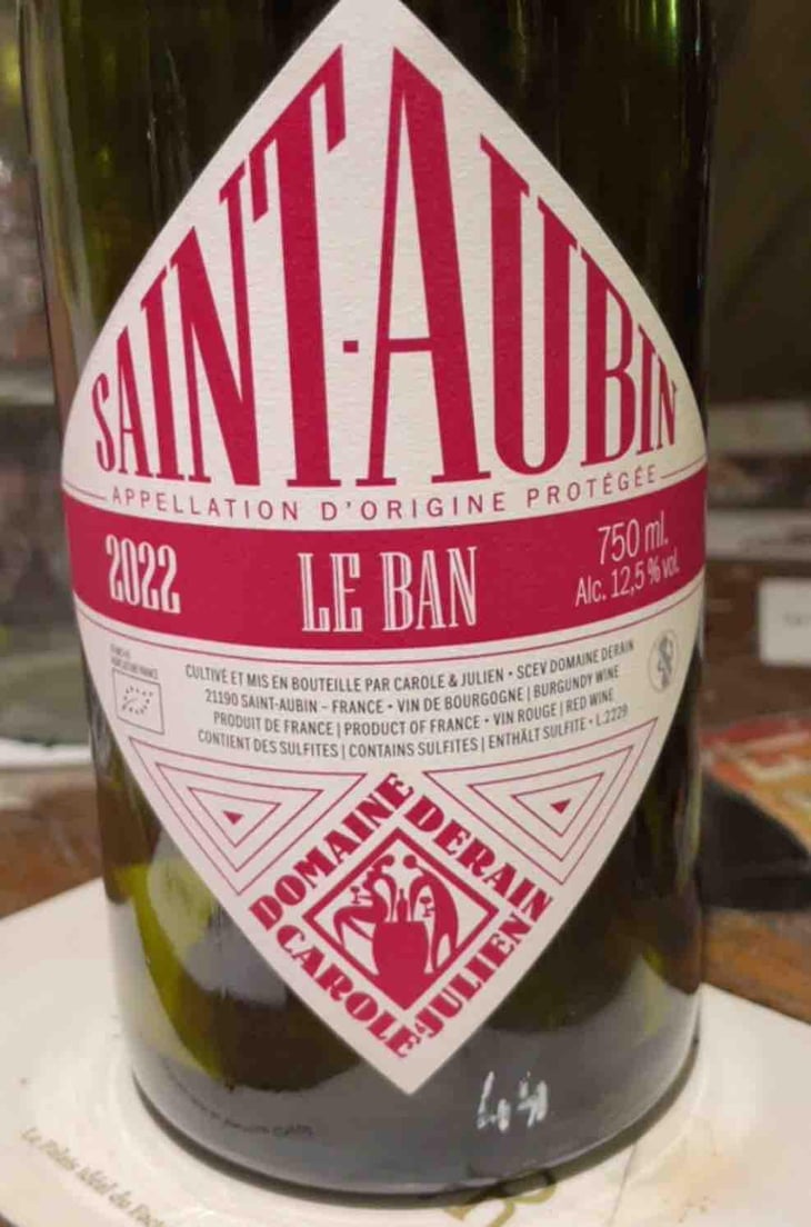 Saint-Aubin Le Ban - Domaine Derain - Julien Altaber & Carole Shwab, Domique Derain 