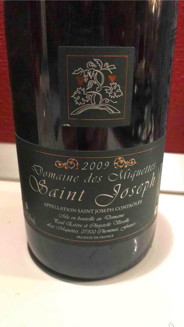 Saint-Joseph "2 ans en Amphore" - (Green Label) - Domaine des Miquettes - Chrystelle Vareille & Paul Estève 