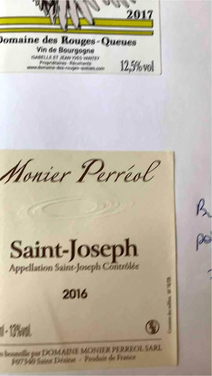 Saint-Joseph - Domaine Monier-Perréol - Guillaume & Jean-Pierre Monier & Philippe Perréol 