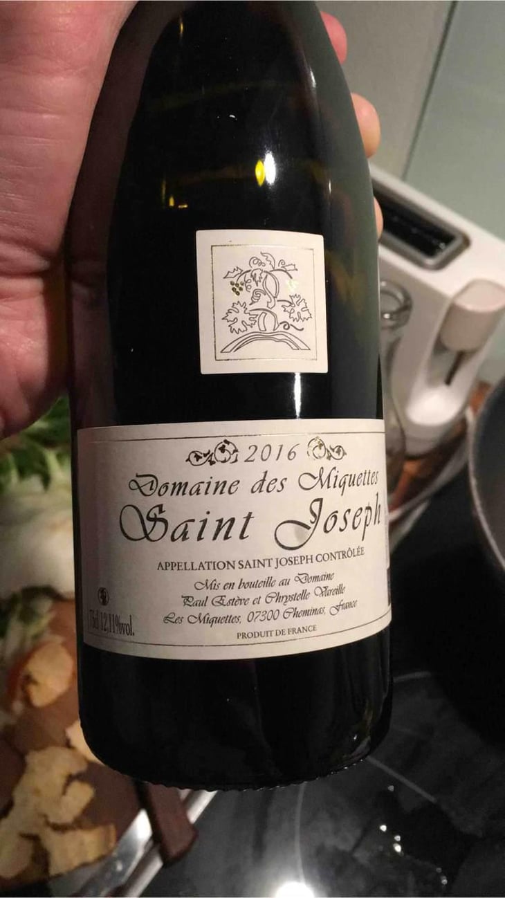 Saint Joseph - Domaine des Miquettes - Chrystelle Vareille & Paul Estève 