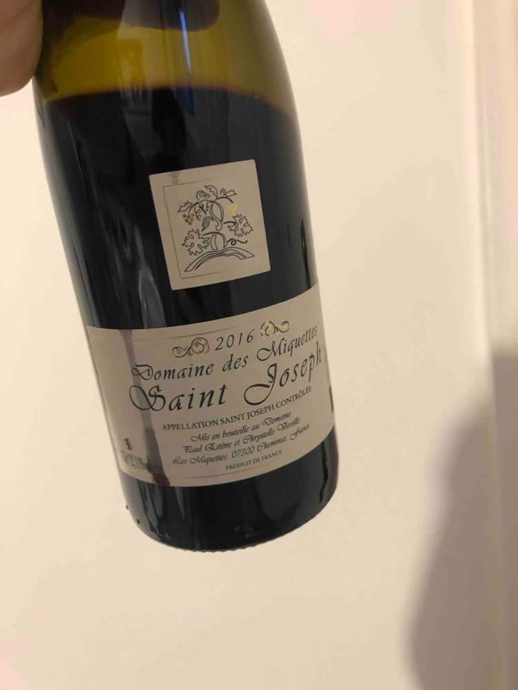 Saint Joseph - Domaine des Miquettes - Chrystelle Vareille & Paul Estève 
