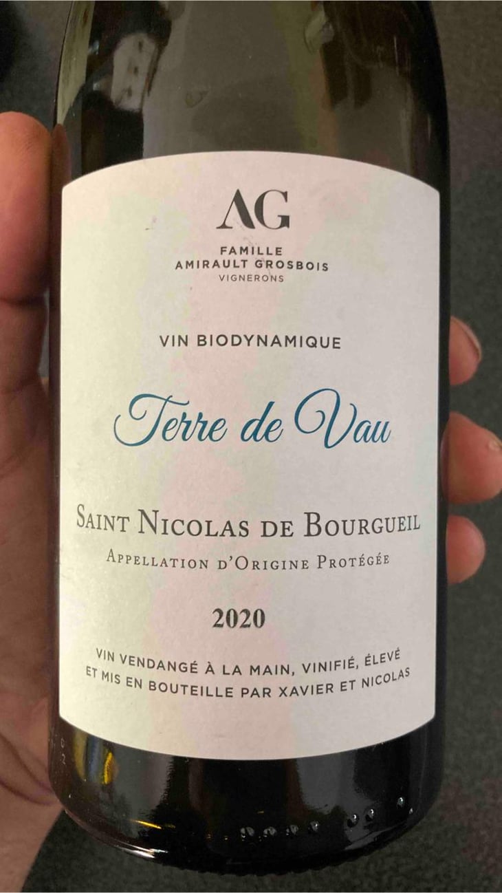 Saint Nicolas De Bourgogne - Terre De Vau - Famille Amirault Grosbois -2020