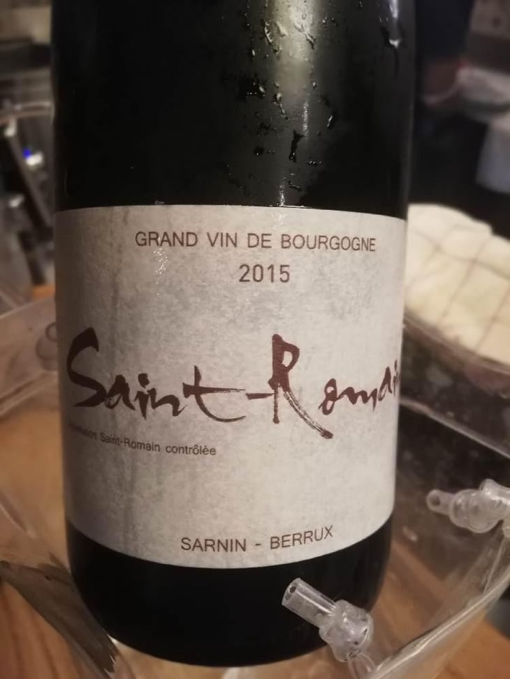 Saint-Romain (blanc) - Sarnin-Berrux - Jean-Pascal Sarnin & Jean-Marie Berrux 