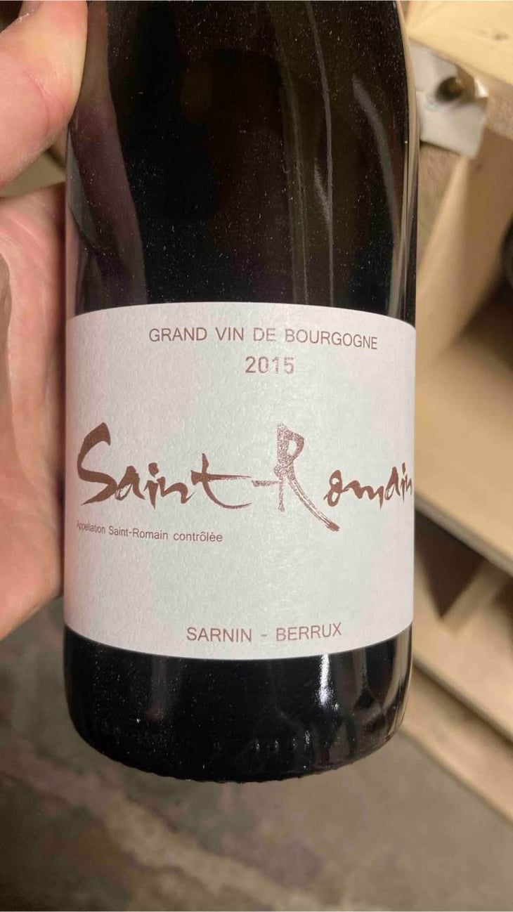 Saint-Romain (blanc) - Sarnin-Berrux - Jean-Pascal Sarnin & Jean-Marie Berrux 