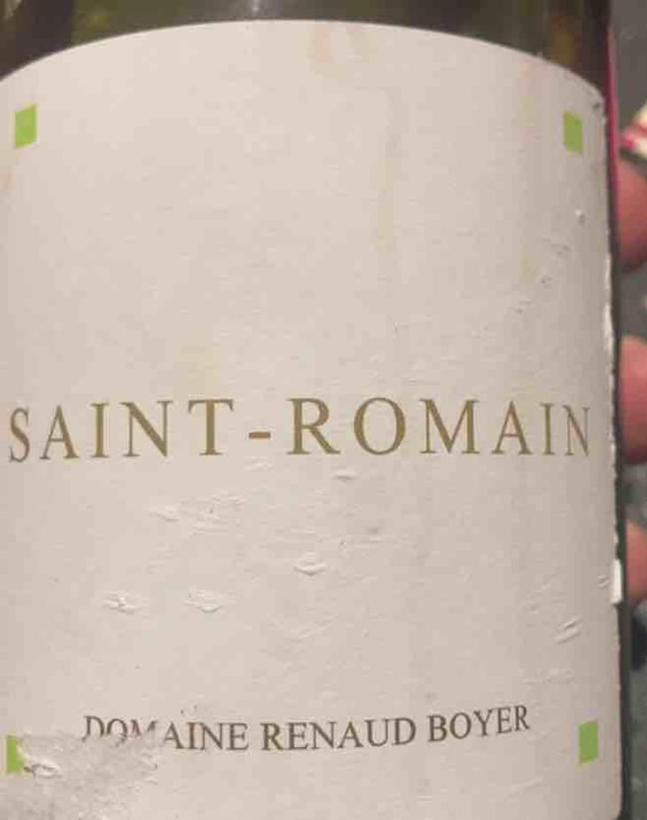 Saint-Romain Blanc - Domaine Renaud Boyer - Renaud Boyer 