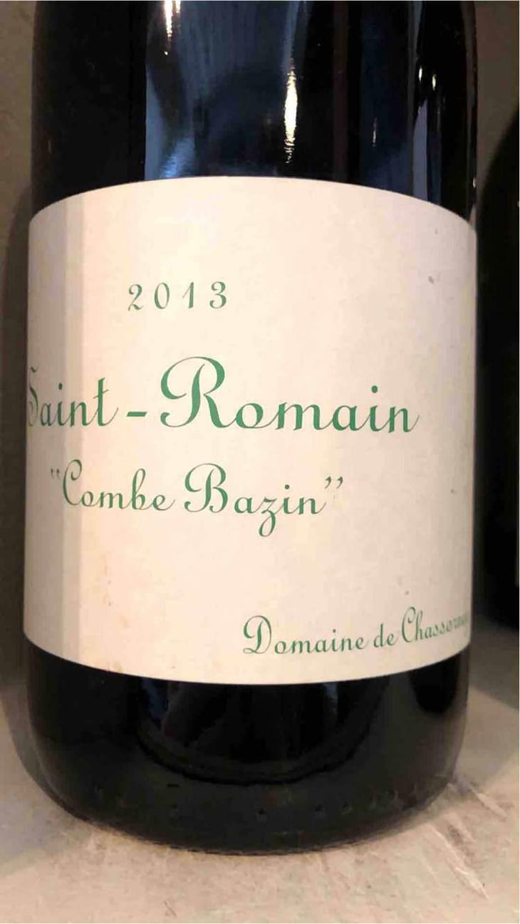 Saint-Romain "Combe Bazin" - Domaine de Chassorney - Frédéric Cossard 