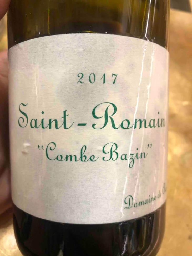 Saint-Romain "Combe Bazin" - Domaine de Chassorney - Frédéric Cossard 