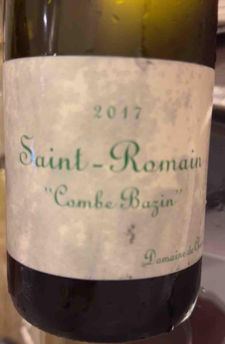 Saint-Romain "Combe Bazin" - Domaine de Chassorney - Frédéric Cossard 
