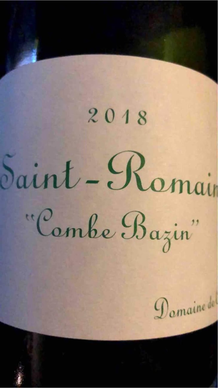 Saint-Romain "Combe Bazin" - Domaine de Chassorney - Frédéric Cossard 