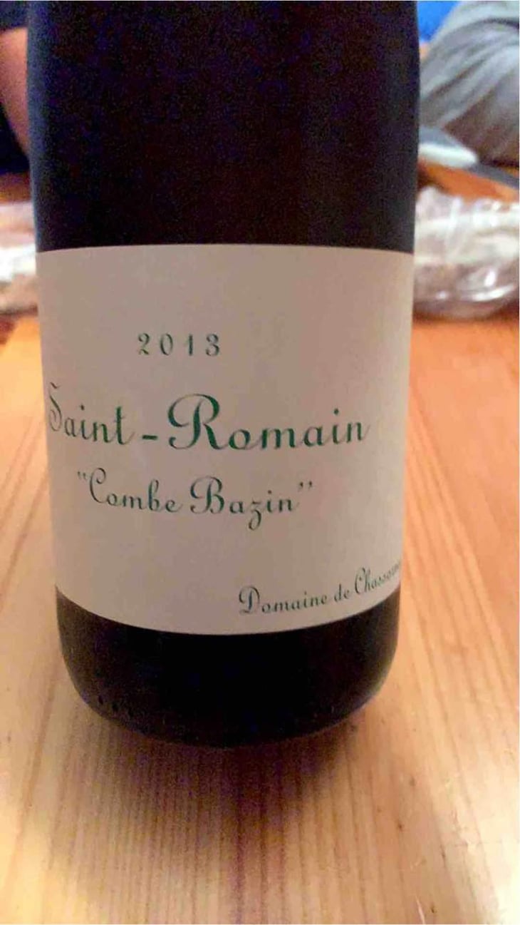 Saint-Romain "Combe Bazin" - Domaine de Chassorney - Frédéric Cossard 