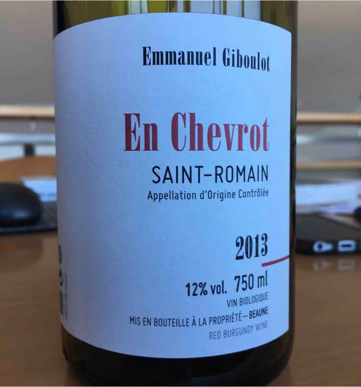 Saint-Romain "En-Chevrot" Rouge - Domaine Emmanuel Giboulot - Emmanuel Giboulot 