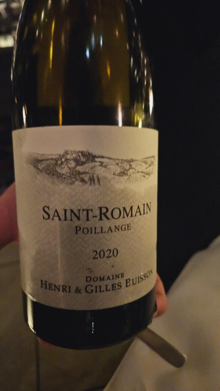 SAINT-ROMAIN POILLANGE 2020 HENRI & GILLES B UISsON DOMAINE - Domaine Henri et Gilles Buisson 2020 HENRI & GILLES B UISsON DOMAINE - Buisson Family -2020