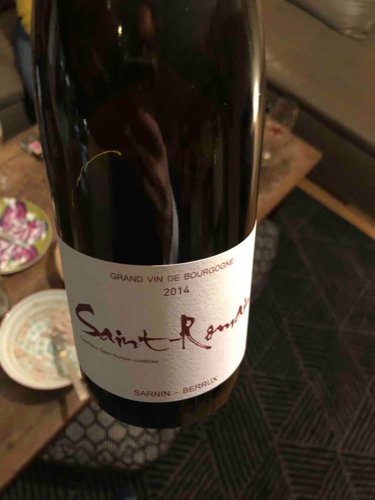 Saint-Romain (rouge) - Sarnin-Berrux - Jean-Pascal Sarnin & Jean-Marie Berrux 