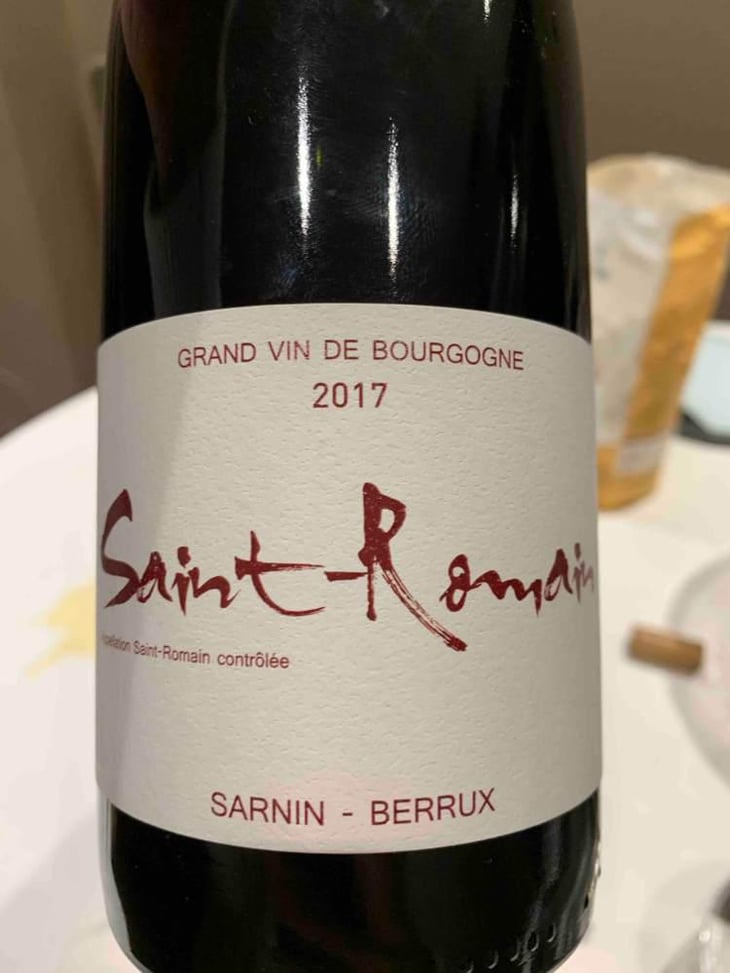 Saint-Romain (rouge) - Sarnin-Berrux - Jean-Pascal Sarnin & Jean-Marie Berrux 