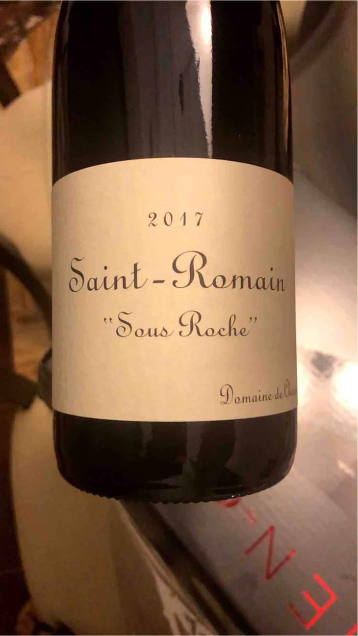 Saint-Romain "Sous Roche" - Domaine de Chassorney - Frédéric Cossard -2017