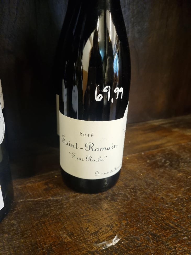 Saint-Romain "Sous Roche" - Domaine de Chassorney - Frédéric Cossard -2017