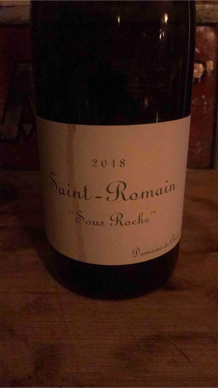 Saint-Romain "Sous Roche" - Domaine de Chassorney - Frédéric Cossard -2017