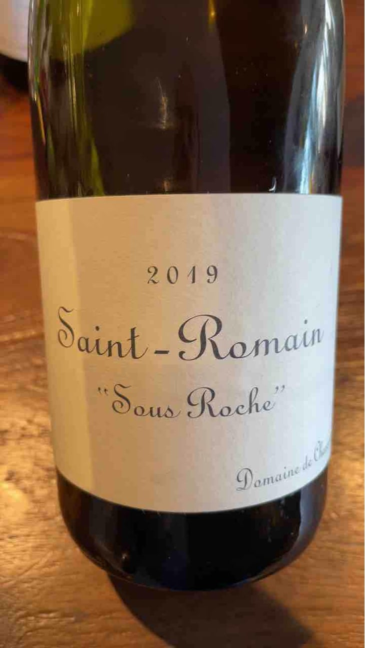 Saint-Romain "Sous Roche" - Domaine de Chassorney - Frédéric Cossard -2017