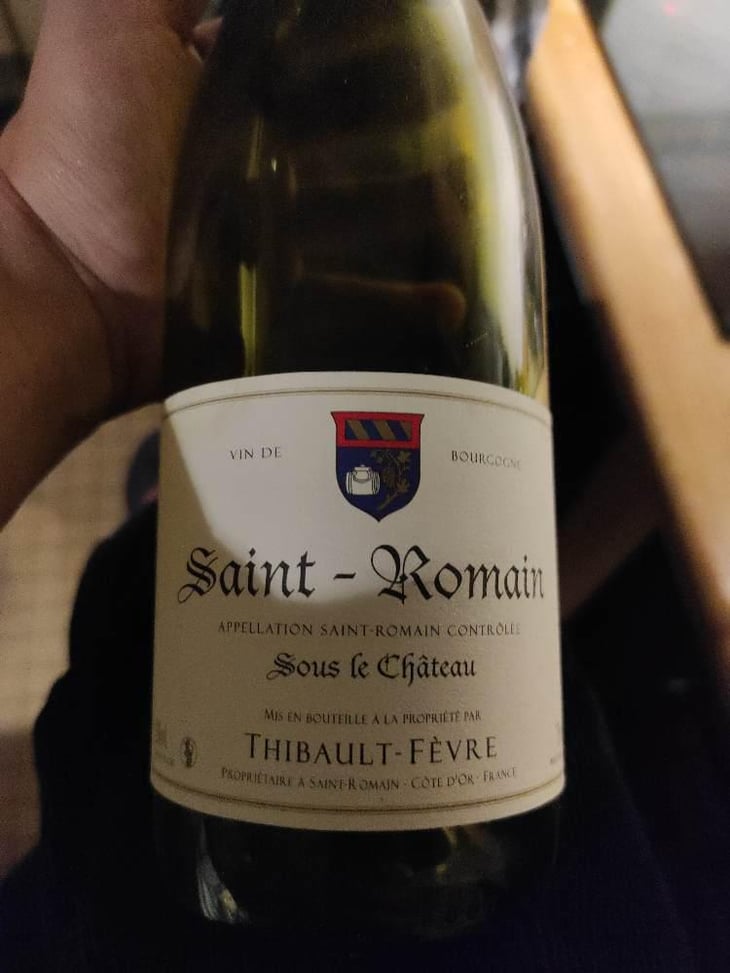 Saint Romain - Sous Le Château - Thibault Fevre 