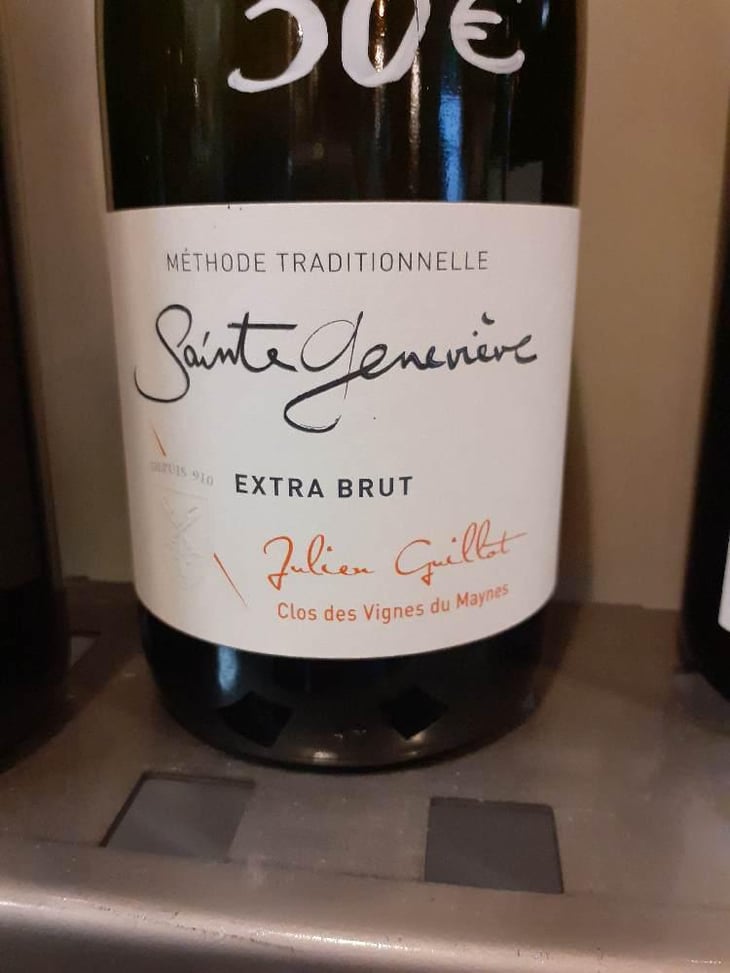 Sainte Geneviève Extra Brut - Clos des Vignes du Maynes - Julien Guillot 
