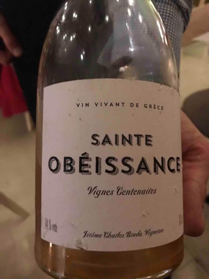 Sainte Obéissance - Domaine de Kalathas - Jérôme Charles Binda 