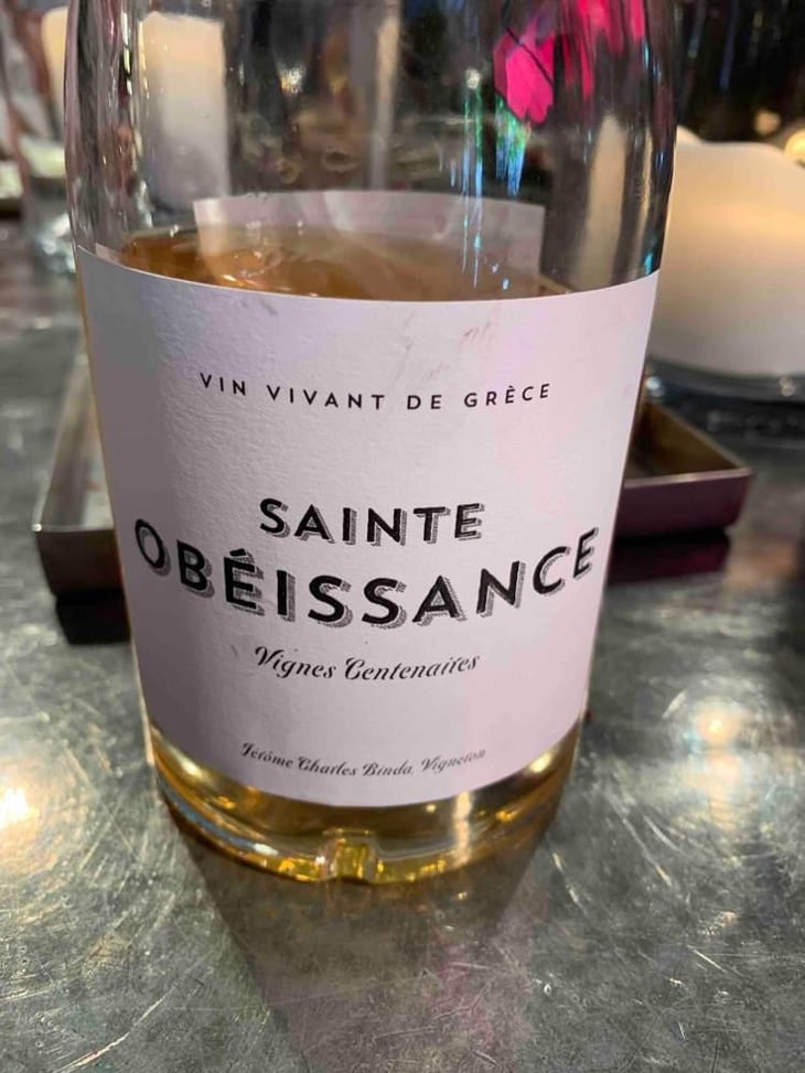 Sainte Obéissance - Domaine de Kalathas - Jérôme Charles Binda 