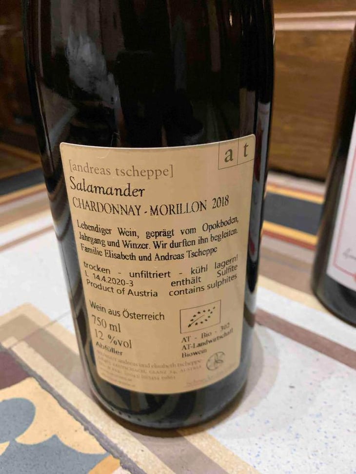 Salamander - Morillon - Weingut Andreas & Elisabeth Tscheppe - Andreas & Elisabeth Tscheppe 
