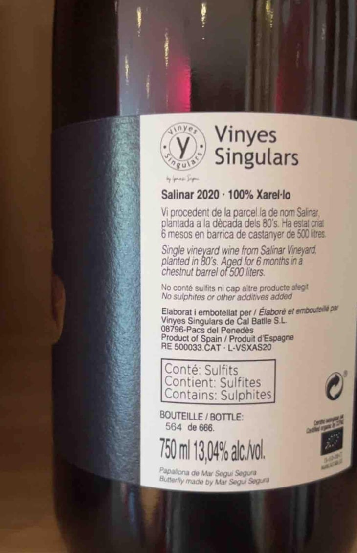 Salinar - Vinyes Singulars - Ignasi Segui 