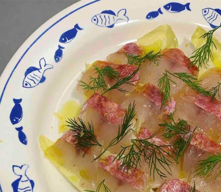 Salmonete Marinado Y Endivias. - Arenales - 370630