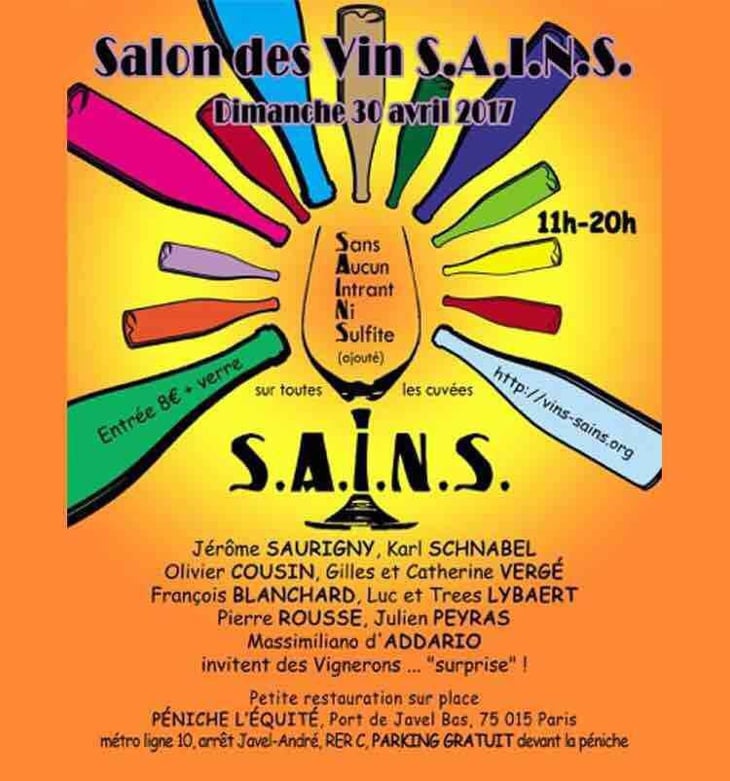 Salon Des Vins S.A.I.N.S. 2017, Pour Une Journée Seine ! -  - 19104