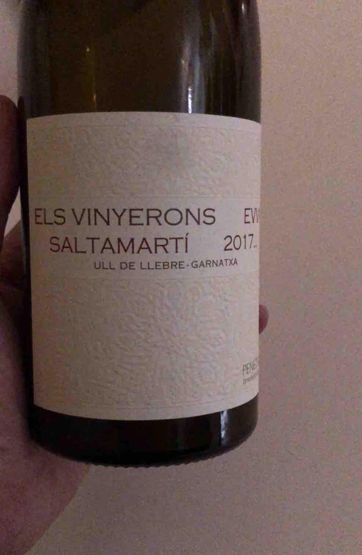 Saltamartí (Ull de Llebre, Garnatxa) - Els Vinyerons / Sin Project - Amós Bañeres Merinero & Alex Ruiz Masachs 