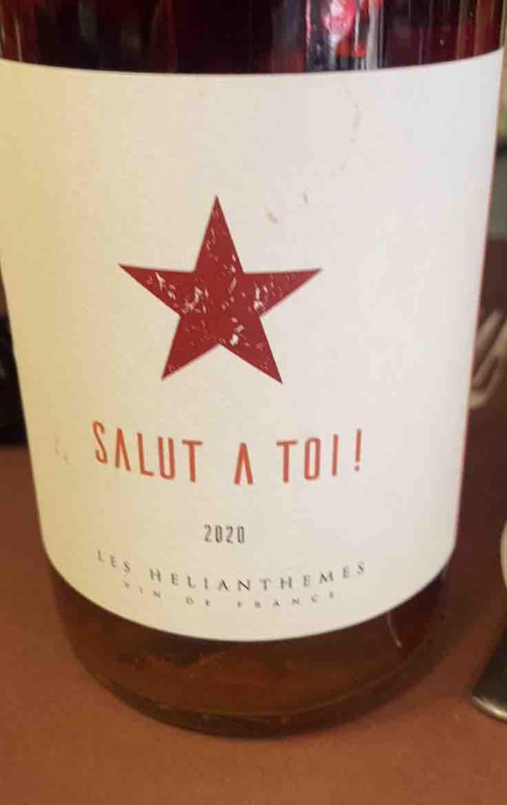 Salut à toi ! - Domaine des Hélianthèmes - Olivier Contion -2019