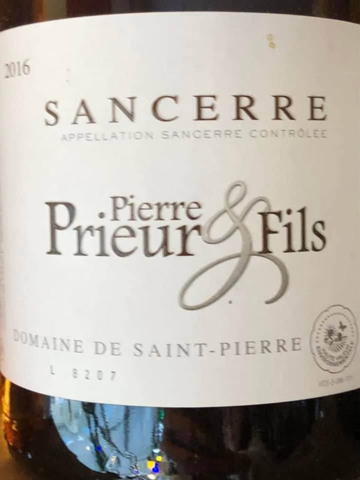 Sancerre - Pierre Prieur & Fils - Bruno & Thierry Prieur -2016