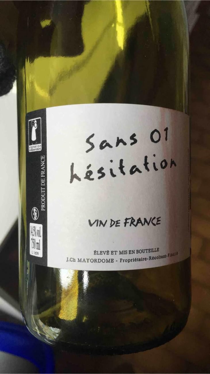 Sans 01 Hésitation - Domaine Du Pourra - Jean-Christian Mayordome 