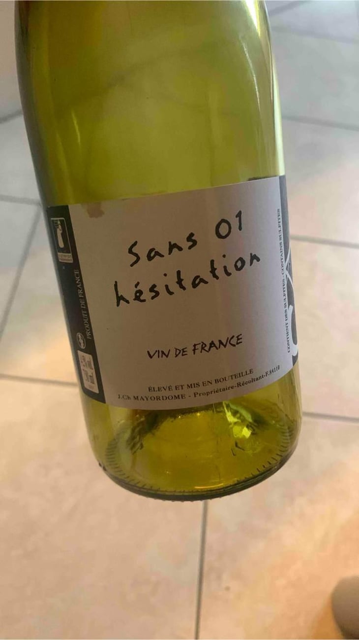 Sans 01 Hésitation - Domaine Du Pourra - Jean-Christian Mayordome 