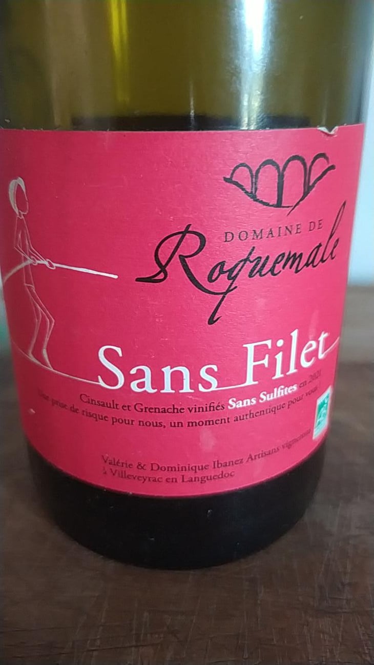 Sans filet - Domaine de Roquemale - Valérie & Dominique Ibanez -2021