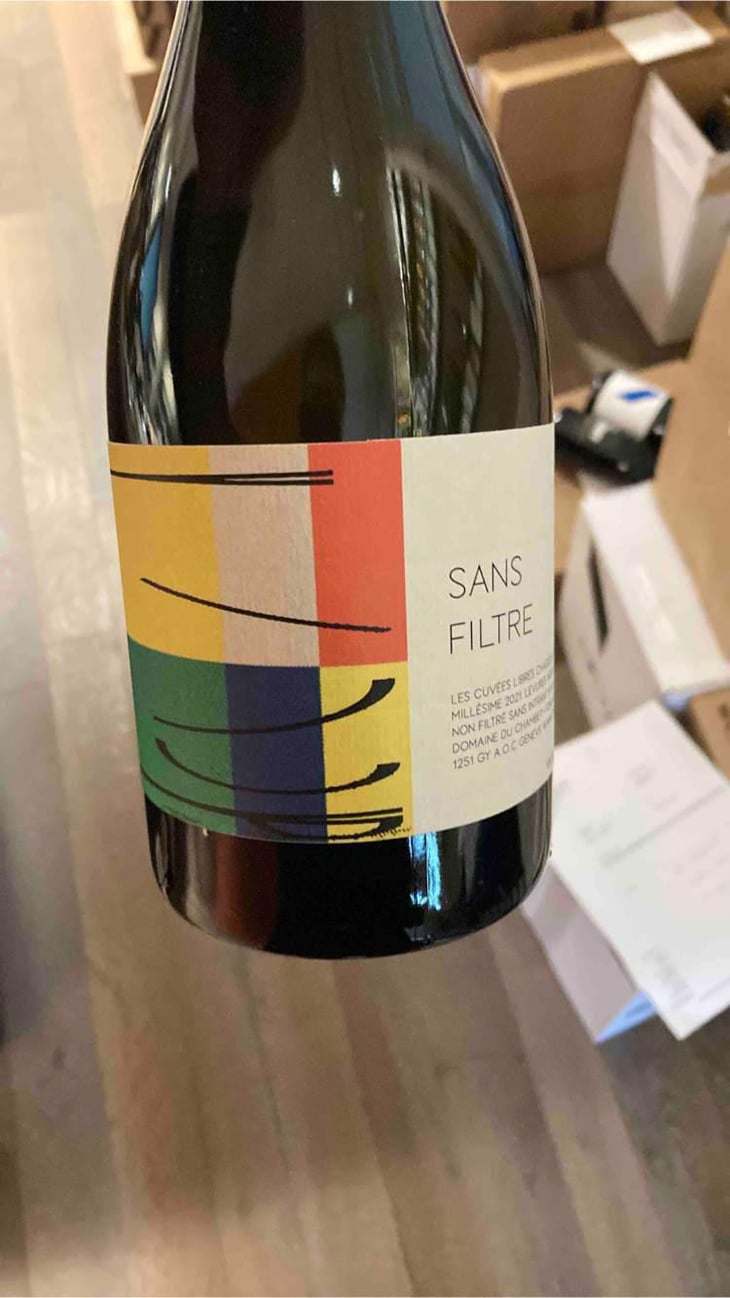Sans Filtre - Pet Nat - Domaine du Chambet - Anthony Fonjallaz -2021