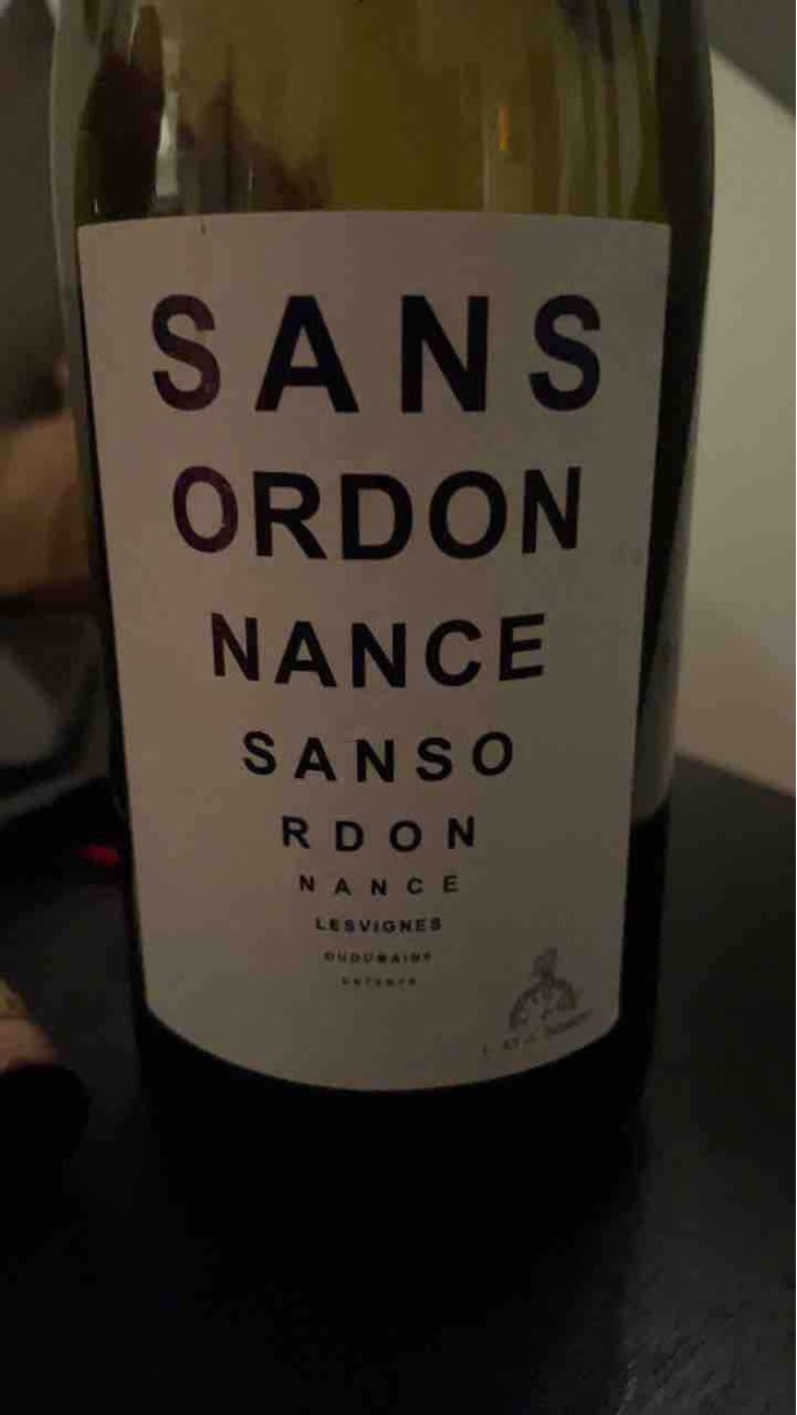 Sans Ordonance (rouge) - Domaine Du Temps - Lauranne Plegat & Jeremy Gobert 