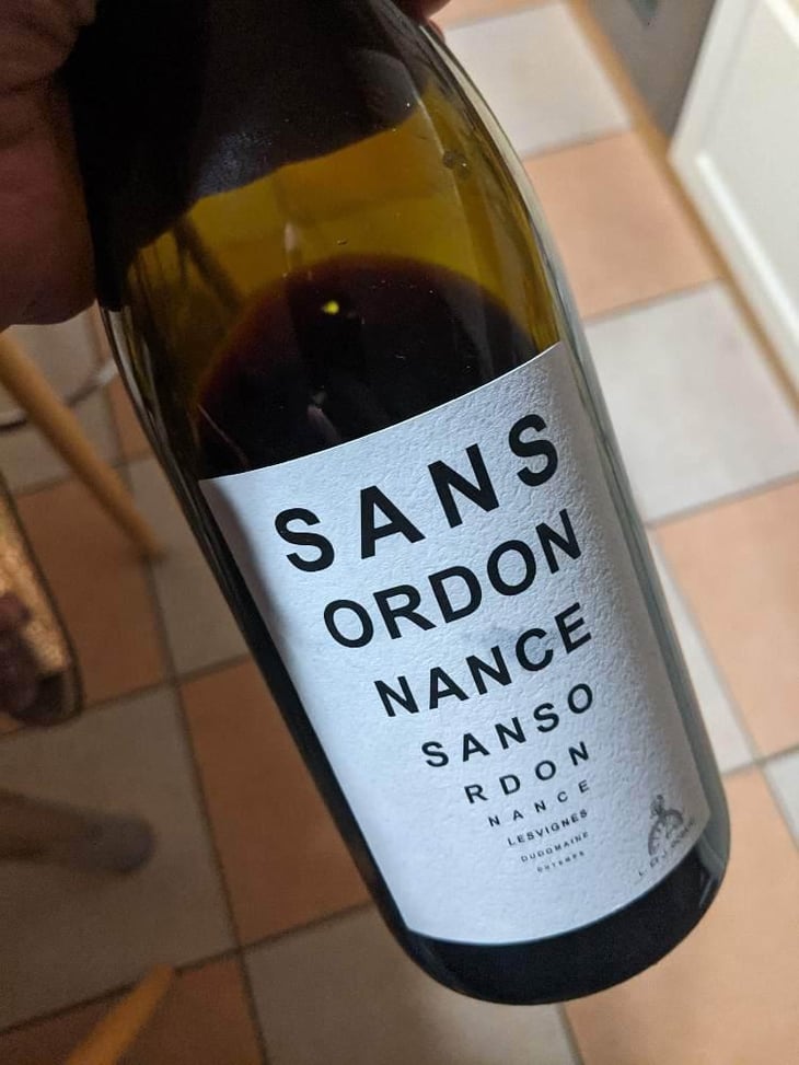 Sans Ordonance (rouge) - Domaine Du Temps - Lauranne Plegat & Jeremy Gobert 