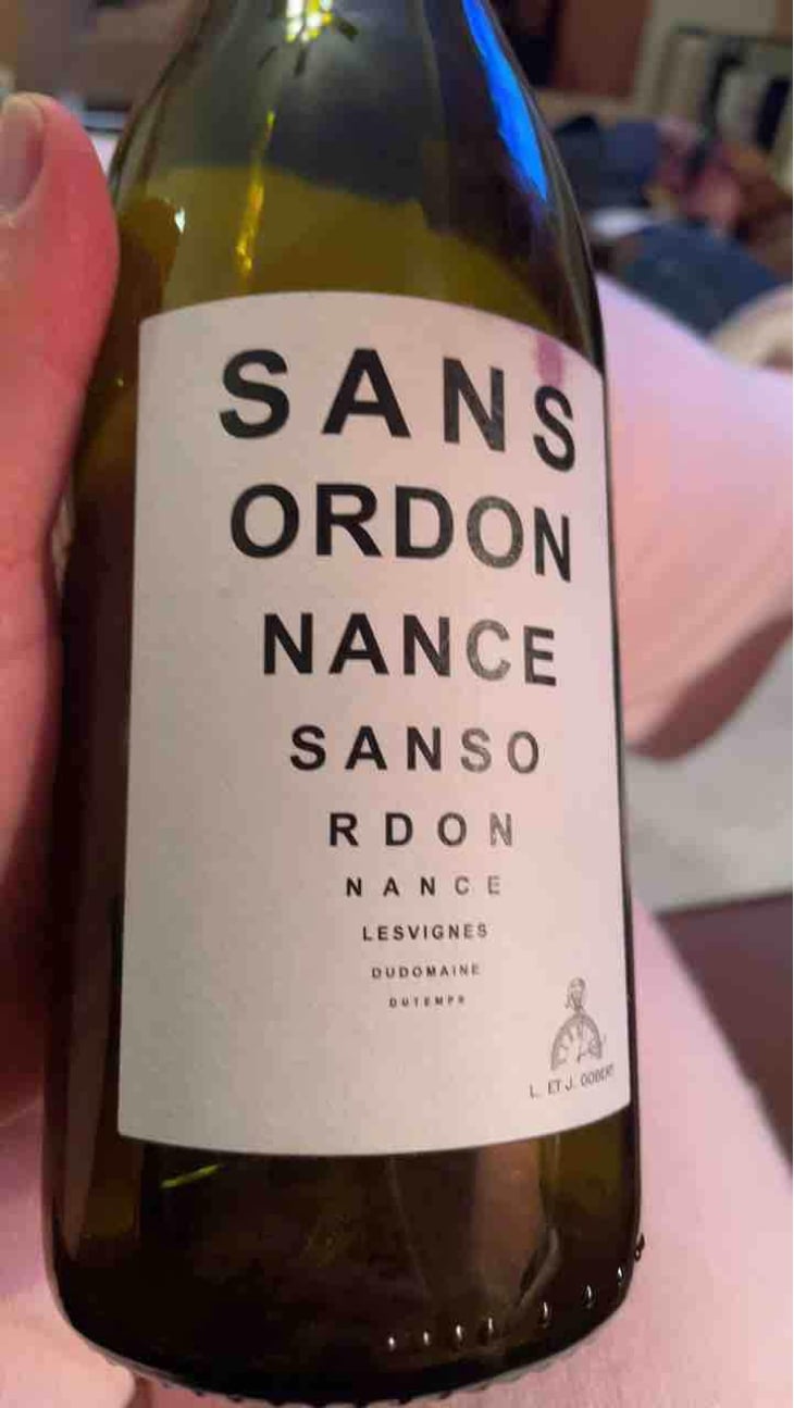Sans Ordonance (rouge) - Domaine Du Temps - Lauranne Plegat & Jeremy Gobert 