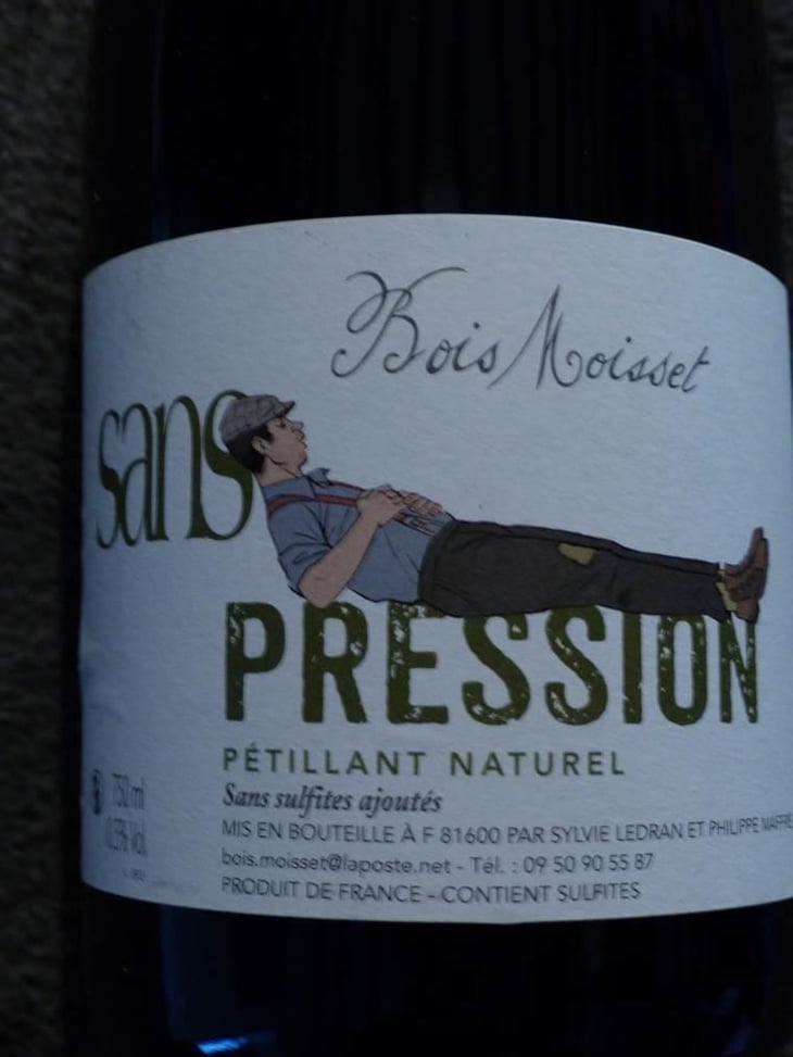 Sans Pression - Domaine Ferme Bois Moisset - Sylvie & Philippe Maffre 